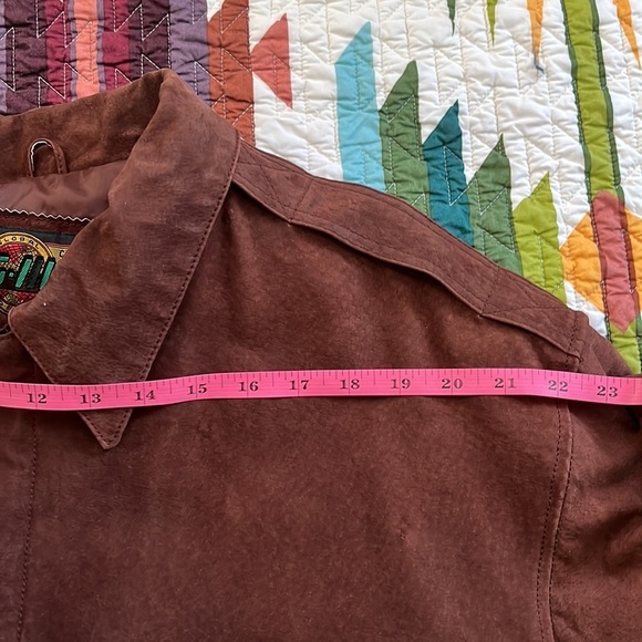 Impeccable Brown Vintage Bomber Sz. L - Picture 14 of 16